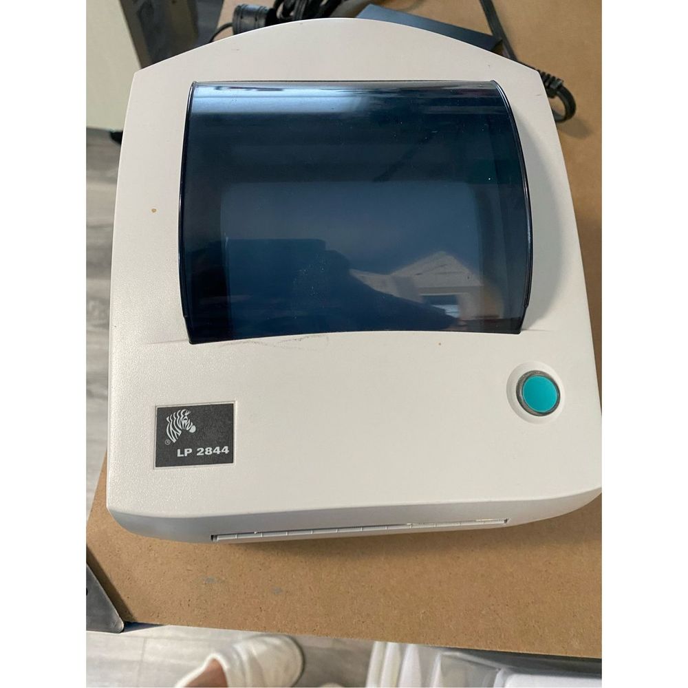 Thermal Label Printer Zebra LP 2844 with 1 label roll